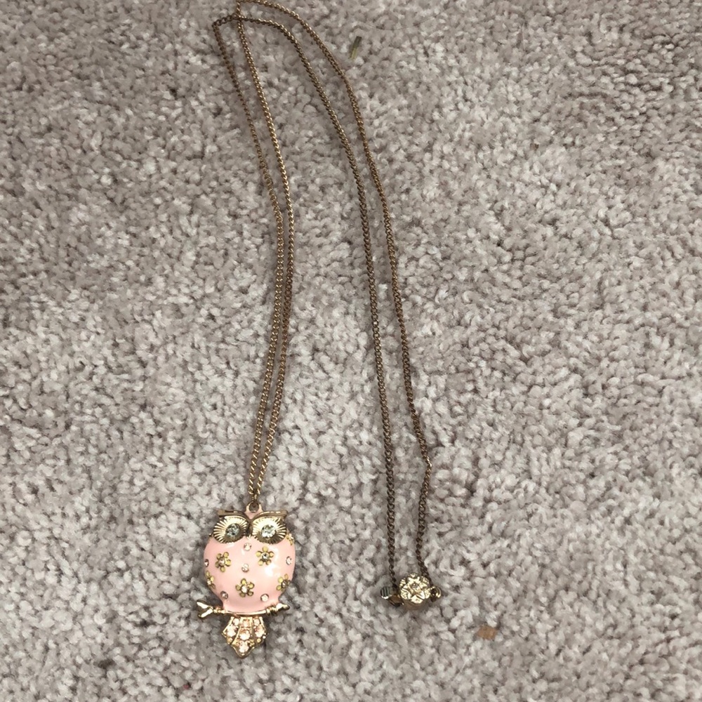 Long Owl Necklace